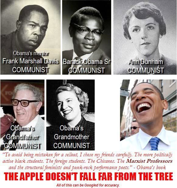 OBAMA-NATION FAMILY COMMUNISTS-SOCIALISTS-MARXISM!!