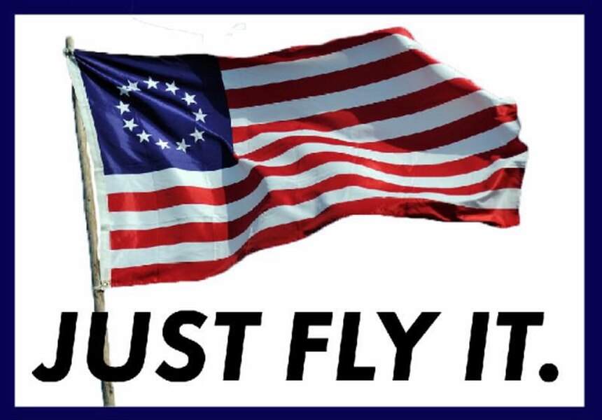 JUST FLY THIS FLAG IN OUR JUDEO-CHRISTIAN NATION USA!!