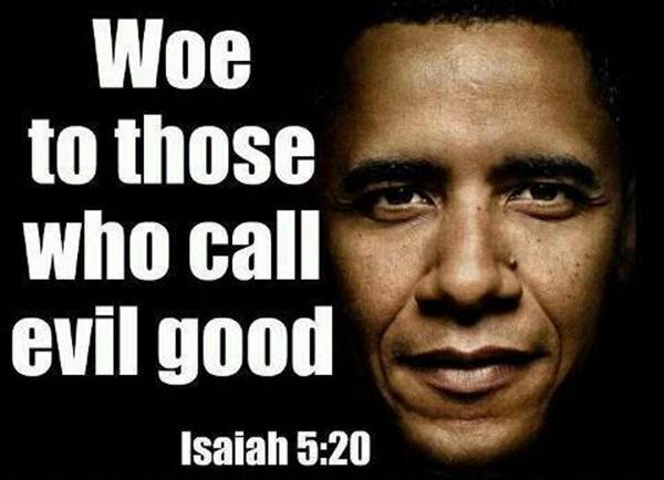 DO NOT TRUST Obama PERIOD!! obama-calls-evil-good