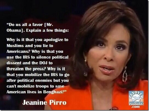 JeaninePirroExplainAFewThingsMr.President