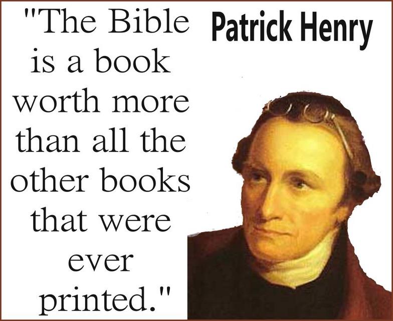 Patrick Henry was a CHRISTIAN!!