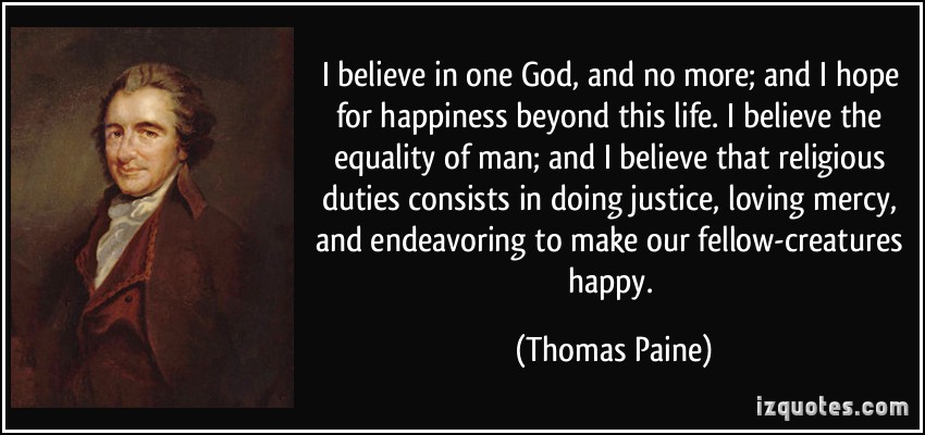 Thomas Paine was a CHRISTIAN!!