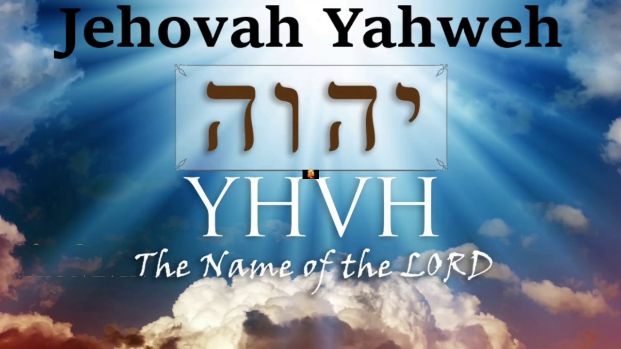 JEHOVAH-YAHWEH the SAME ONE TRUE GOD the HEAVENLY FATHER Amen-Amein!!
