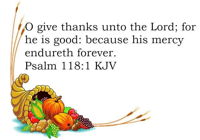 Psalms 118:1 KJV Hallelujah!!