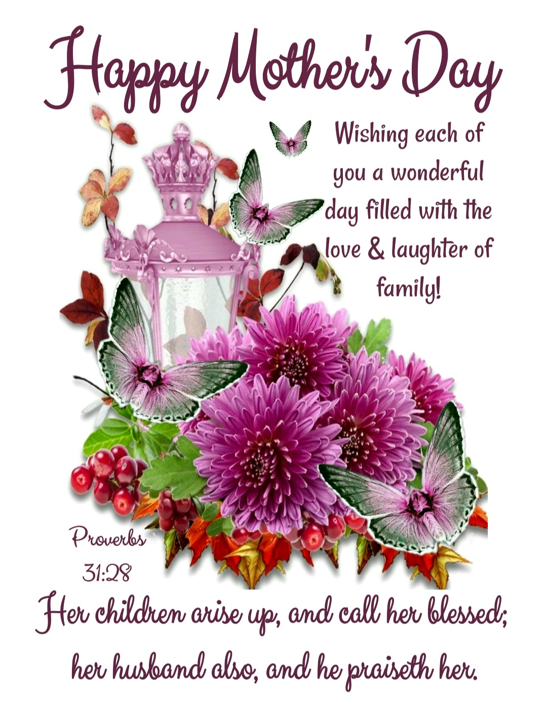 HAPPY MOTHER'S DAY Hallelujah and AMEN!!