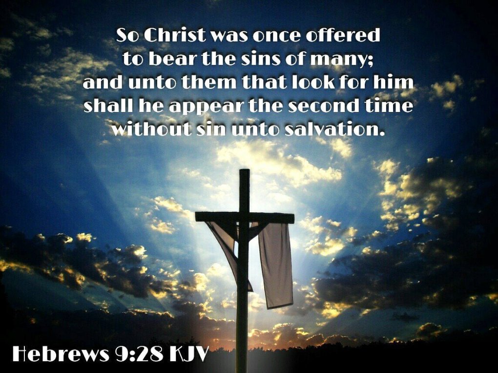 HEBREWS 9:28 KJV AMEN-AMEIN!!