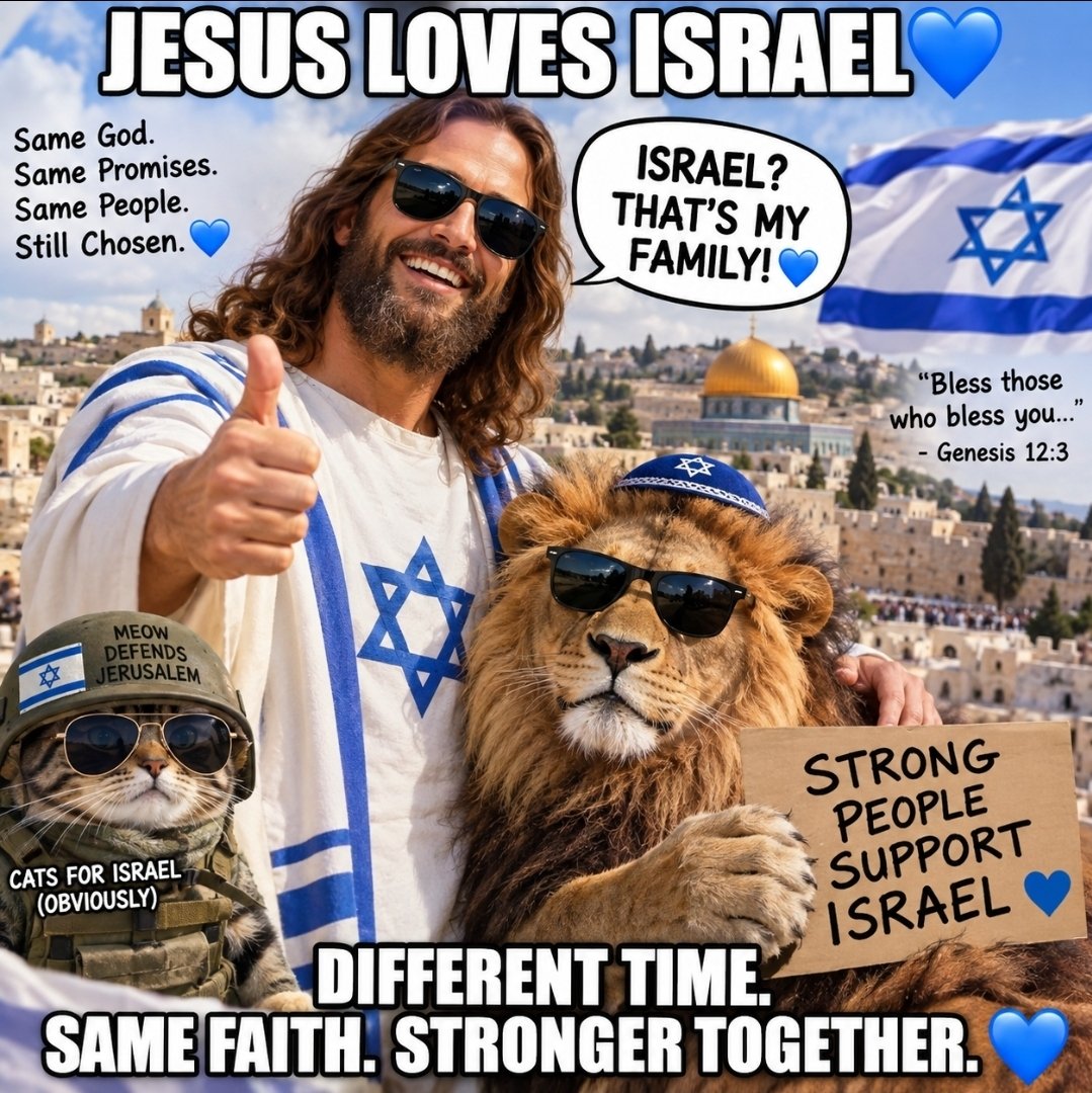JESUS-YESHUA STANDS AND LOVES ISRAEL-YISRAEL!!