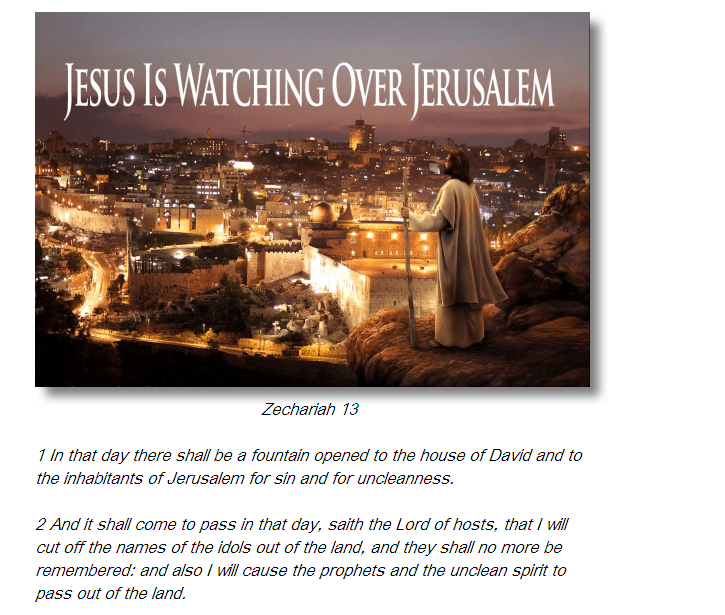 Jesus–Yeshua Watching over Jerusalem-Yerushalayim Israel!!