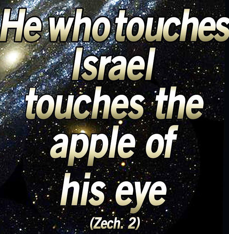 He who Touches Israel-Yisrael Touches the Apple of GOD'S EYES!!