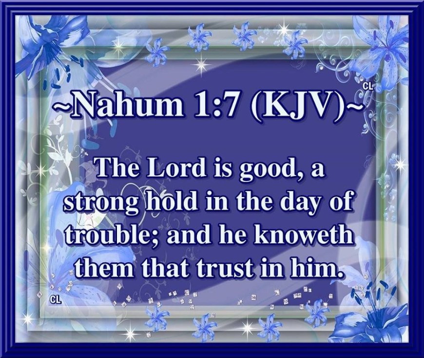 NAHUM 1:7 KJV AMEN-AMEIN!!