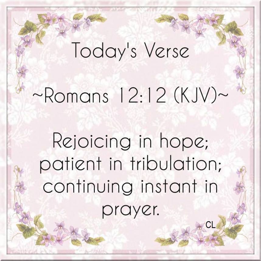Rejoicing in Hope!!