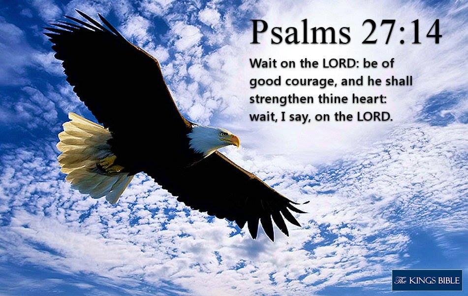 PSALMS 27:14 KJV AMEN-AMEIN!!