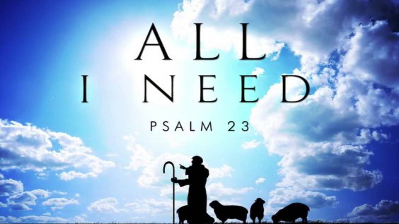 PSALMS CHAPTER 23 KJV IS ALL I NEED!!