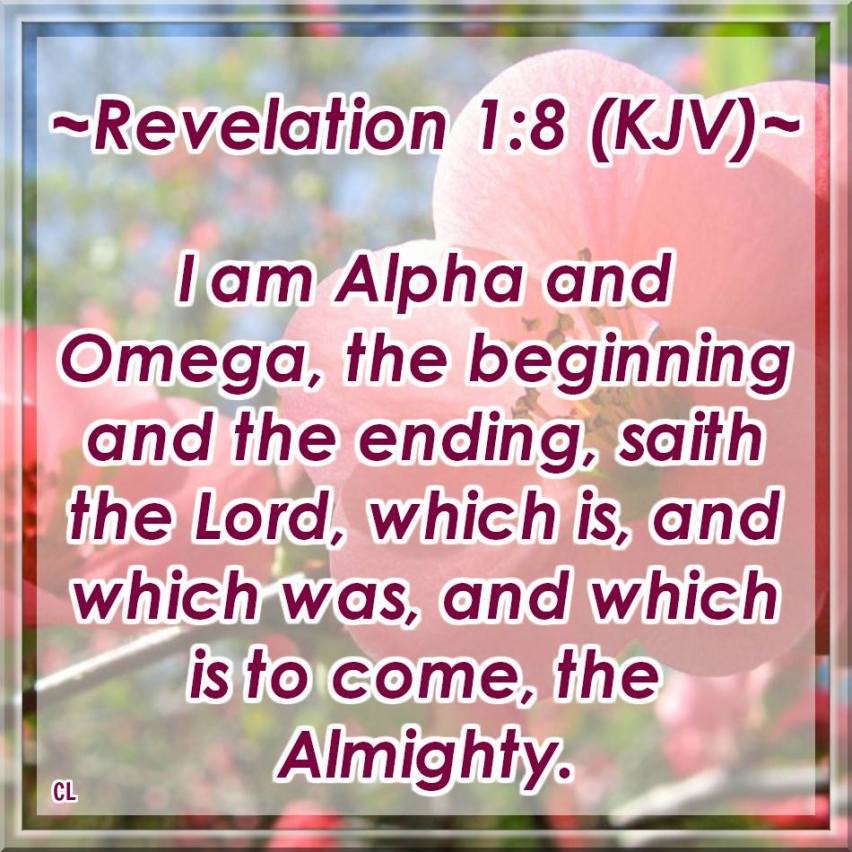 Revelation 1:8 KJV and more Blessings!!