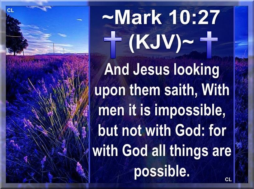 With GOD all Things are Possible!!