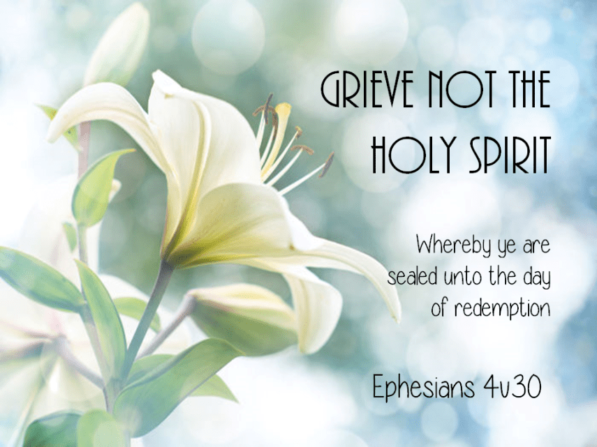 Ephesians 4:30 KJV HOLY GHOST and more Blessings!!