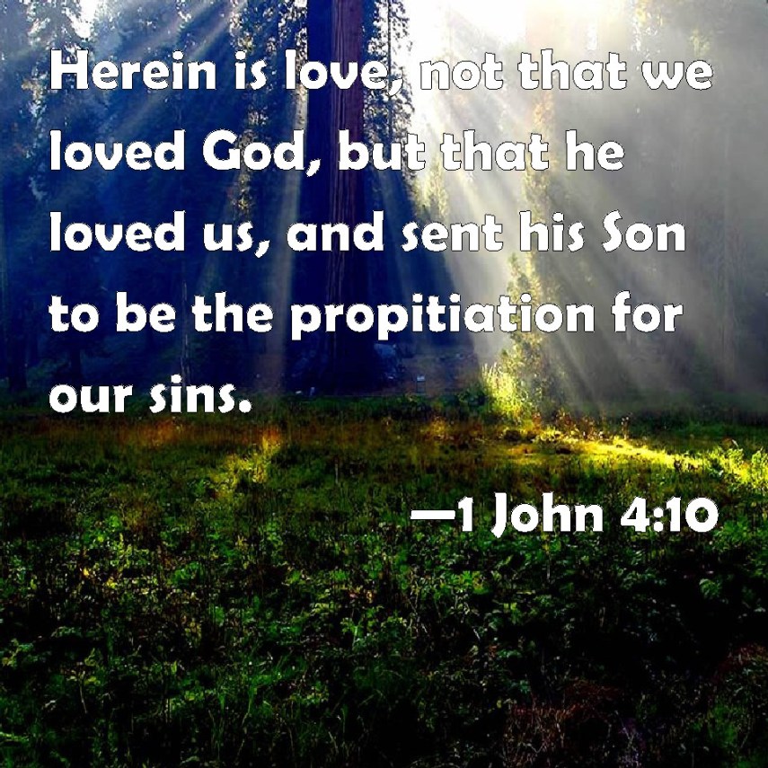 Herein is LOVE, not that we LOVED GOD Hallelujah Amen!!