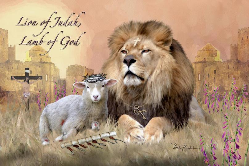 THE LION of Judah and the LAMB JESUS-YESHUA CHRIST-MESSIAH!!