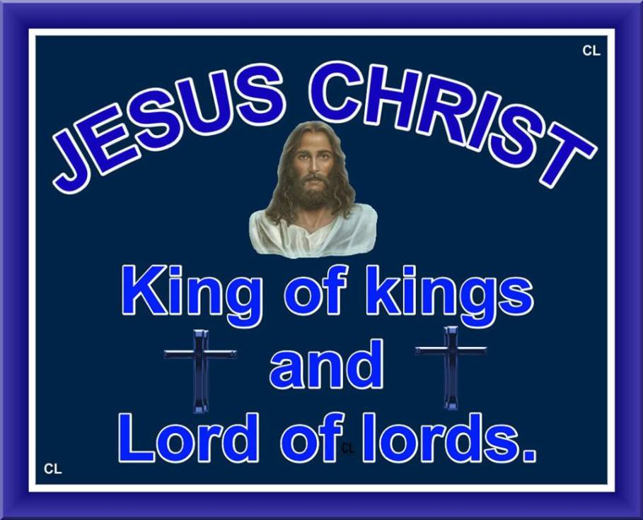 JESUS-YESHUA is KING of kings and LORD of lords Hallelujah and Amen!!