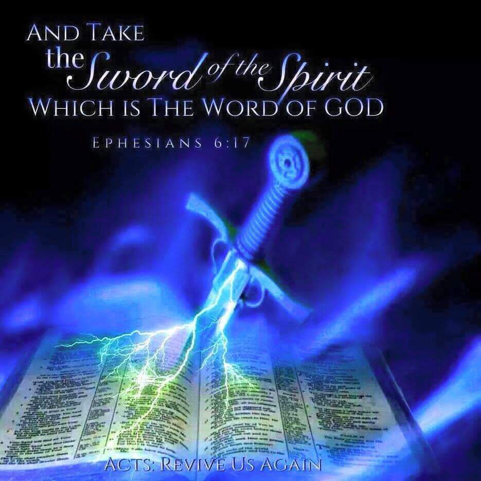 SWORD of the SPIRIT of JESUS-YESHUA CHRIST-MESSIAH AMEN!!