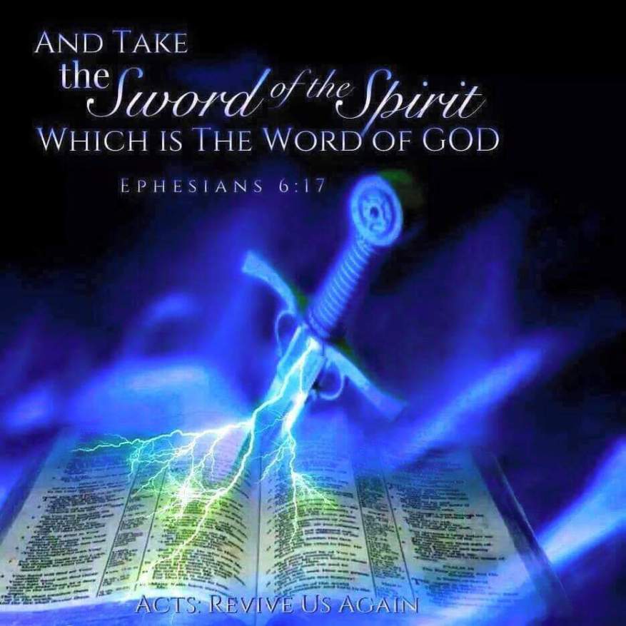 SWORD of the SPIRIT of JESUS-YESHUA CHRIST-MESSIAH AMEN!!