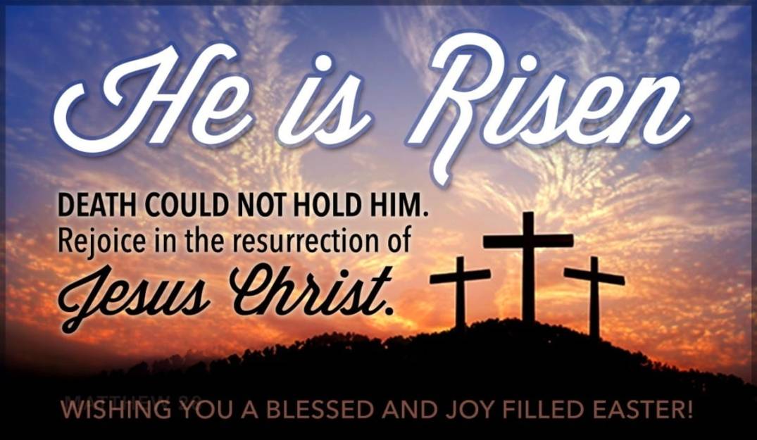 JESUS-YESHUA IS RISEN INDEED AMEN-AMEIN!!
