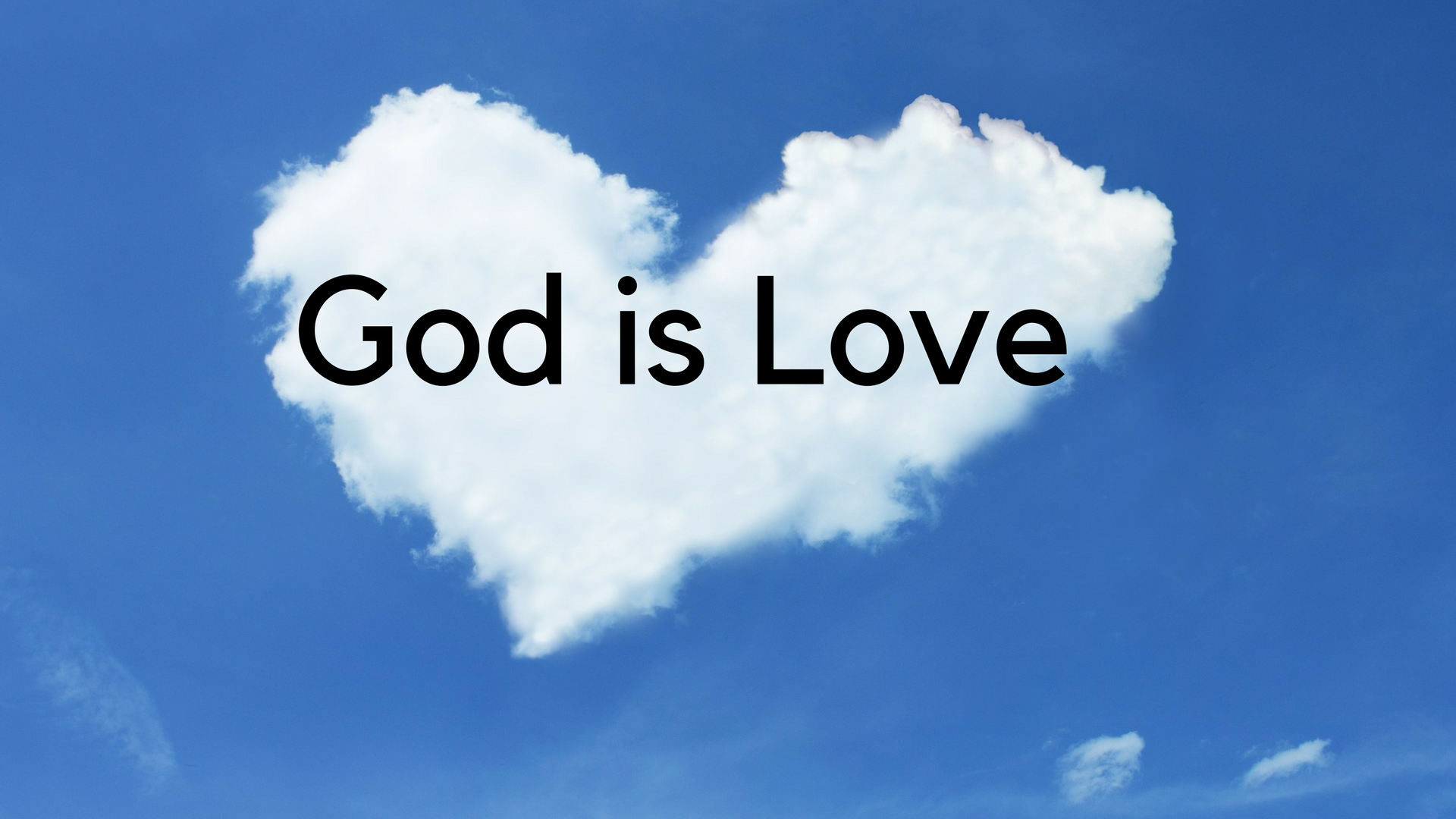 OUR ONE TRUE GOS IS LOVE THROUGH HIS SON JESUS-YESHUA!!