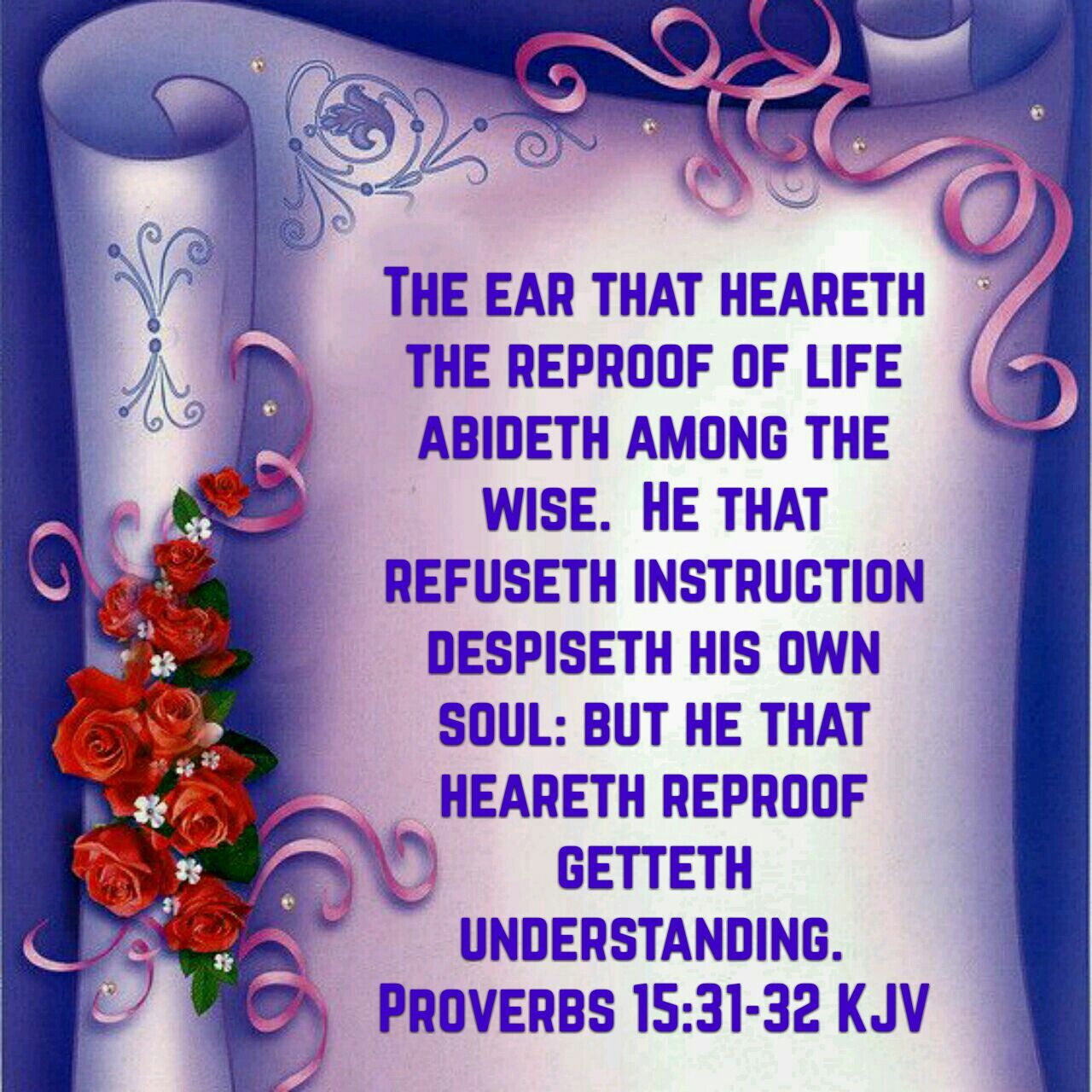 PROVERBS KJV AMEN-AMEIN SELAH!!