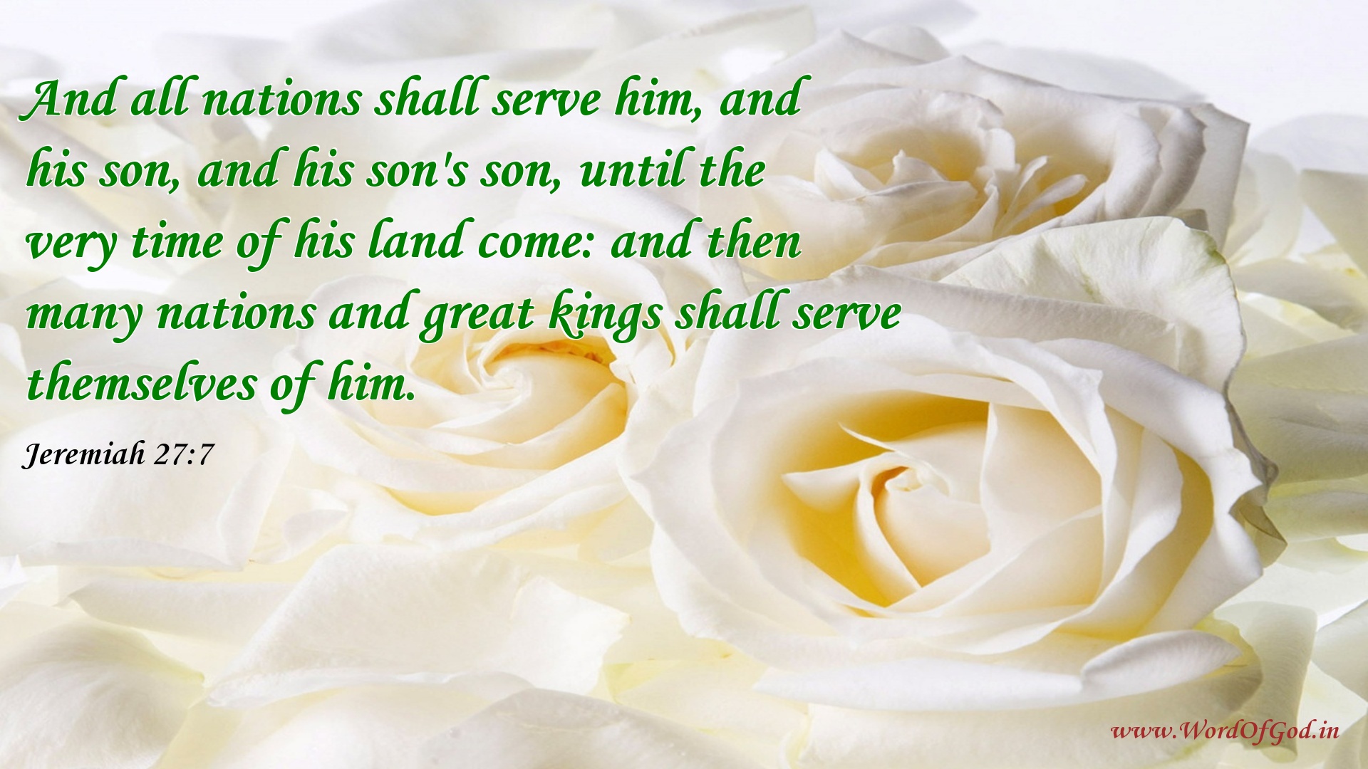 Jeremiah 27:7 KJV AMEN-AMEIN!!