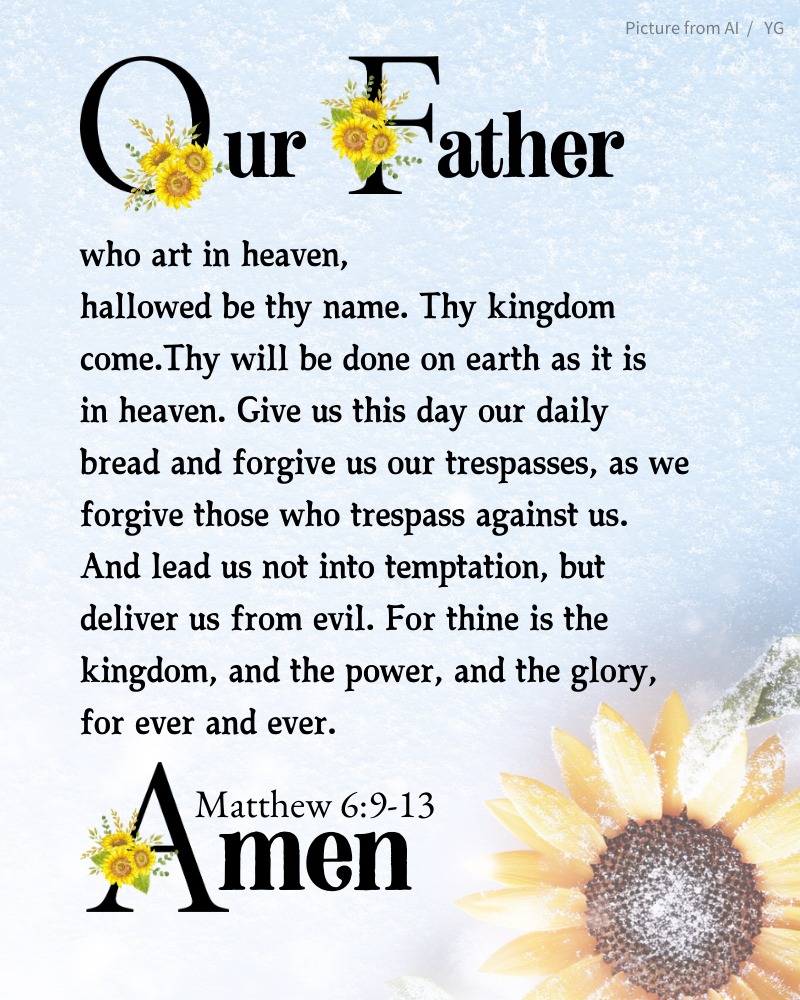 THE LORD PRAYER KJV MARANATHA!!
